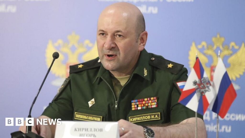 Igor Kirillov: Russia’s chemical weapons chief and mouthpiece killed in Moscow