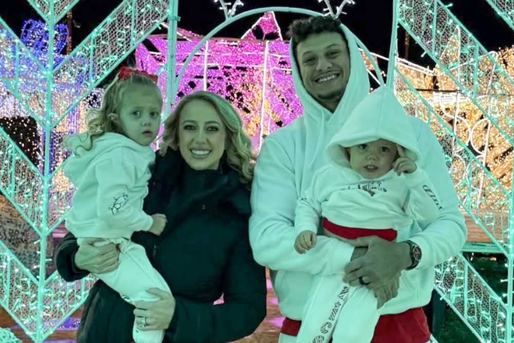 Brittany and Patrick Mahomes Give Kids an Taste of Christmas with Skating Rink Trip