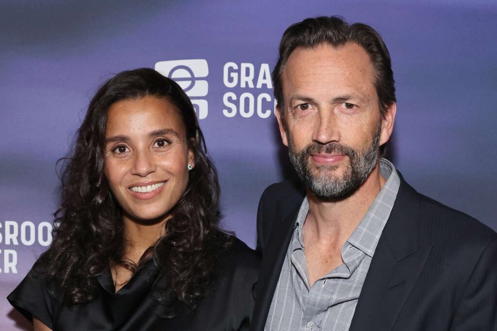 Andrew Shue and Marilee Fiebig Are All Smiles as They Step Out Together