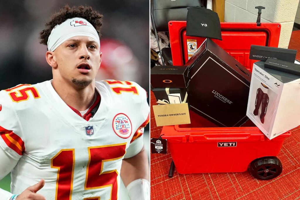 Patrick Mahomes Gets Chiefs’ Offensive Line Luxury Christmas Gifts