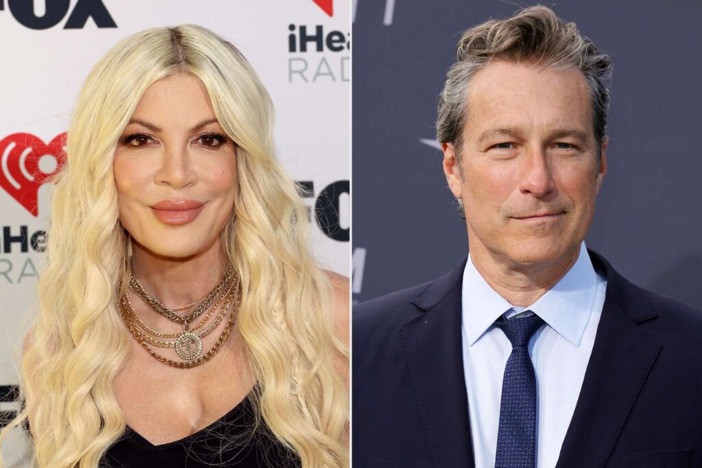 Tori Spelling Recalls Christmas Eve Kiss with John Corbett After Hitting It Off