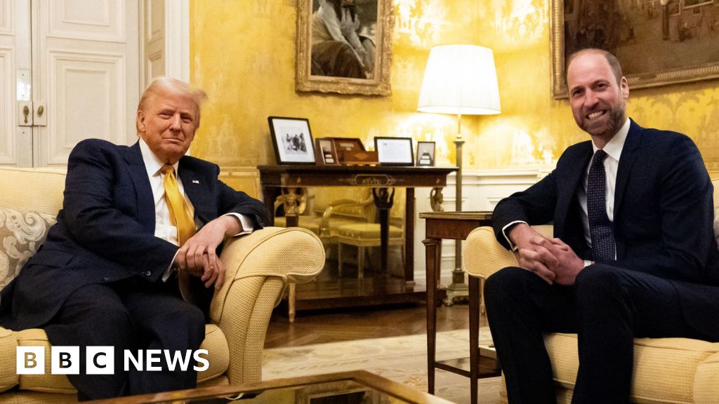 Prince William and Trump meet after Notre-Dame reopening