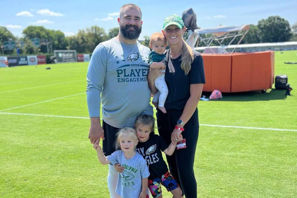 Kylie Kelce Explains Why Jason Kelce Doesn’t Watch Their Kids When She’s Busy