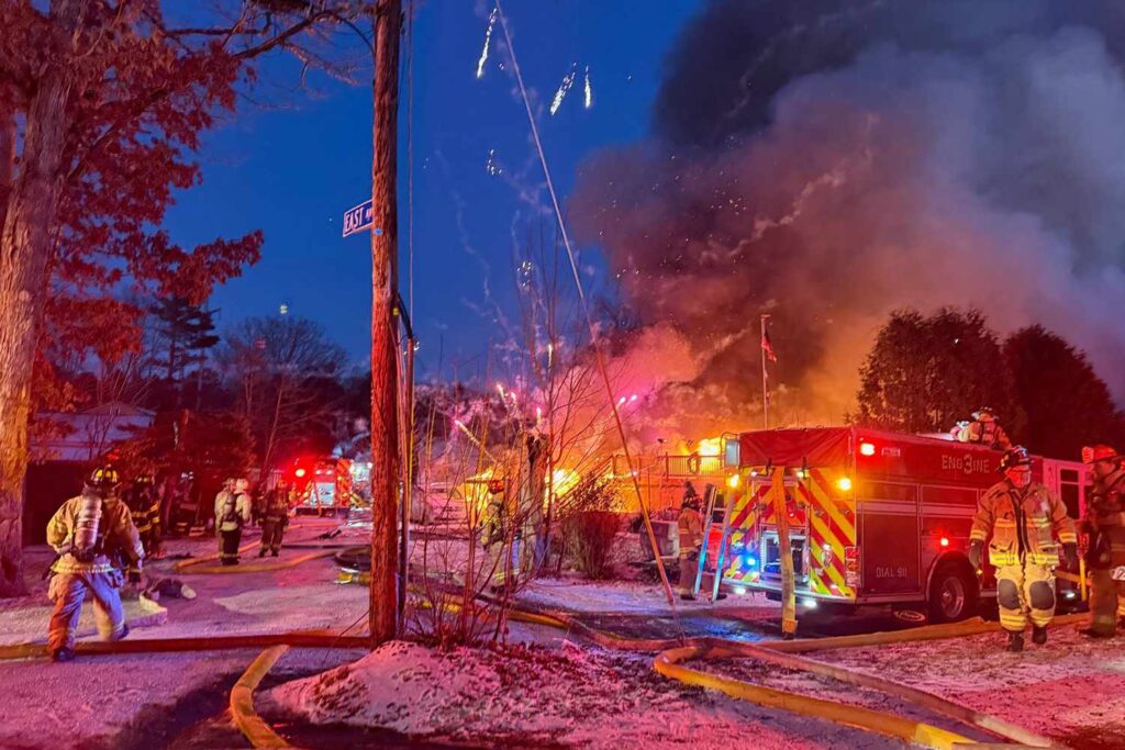 Video Shows Fireworks Exploding as Fire Destroys 2 Homes Before Holidays