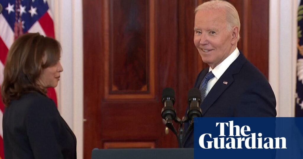 ‘Is that a joke?’: Biden asked whether Trump was responsible for Gaza ceasefire – video | US foreign policy