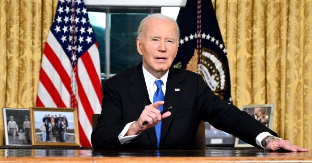 Biden Says Goodbye—With Some Warnings