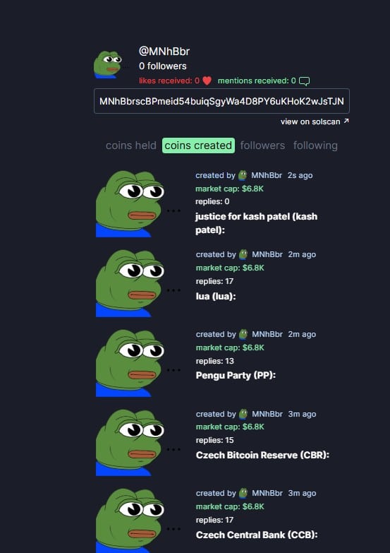 Pump.fun Meme Coin Factory: Trader Made $840K by Launching 17,000 Tokens in 3 Months