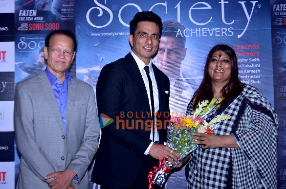 Photos: Sonu Sood graces the cover launch of ‘Society Achievers’ magazine | Parties & Events