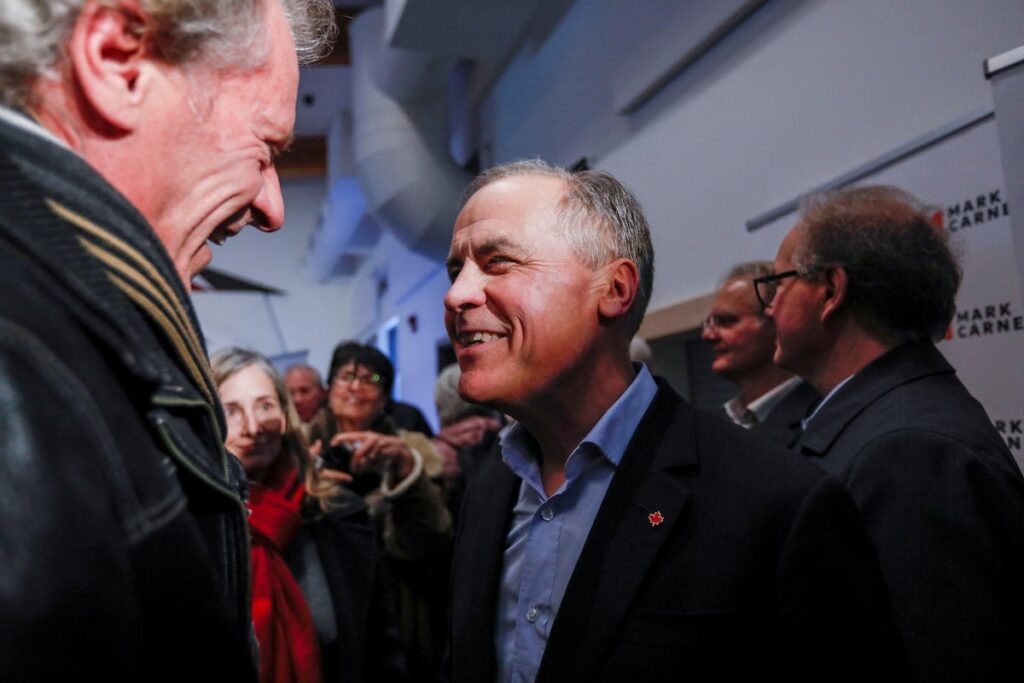 Former central banker Mark Carney launches Liberal leadership bid in Edmonton