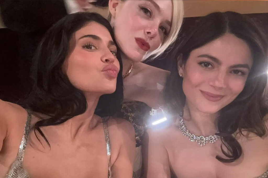 One Star LOVED Kylie Jenner At The Golden Globes — Elle Fanning Dishes On Experience Hanging With Reality Star!