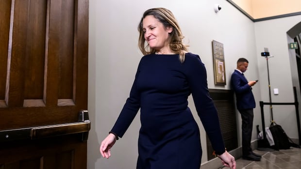 Freeland expected to announce Liberal leadership bid within the week: source