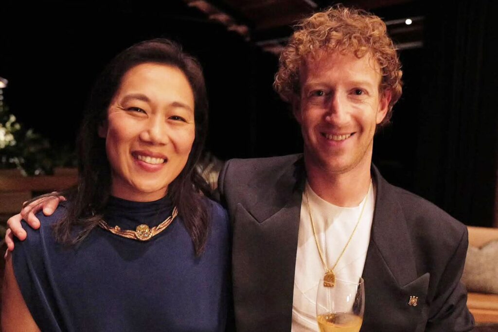 Mark Zuckerberg and Wife Priscilla Chan Share New Year’s Eve Celebration Photo