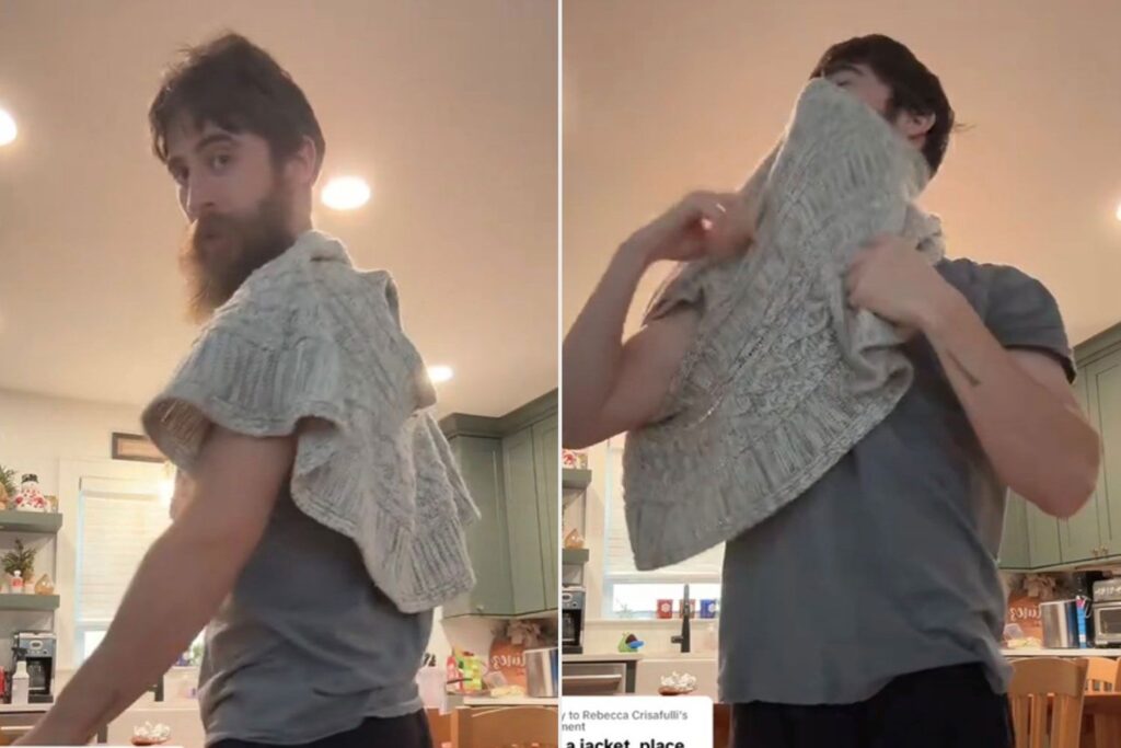 Man Confused by Wife’s ‘Neck-Less Shirt’ Asks TikTok for Help: ‘What Is This?’