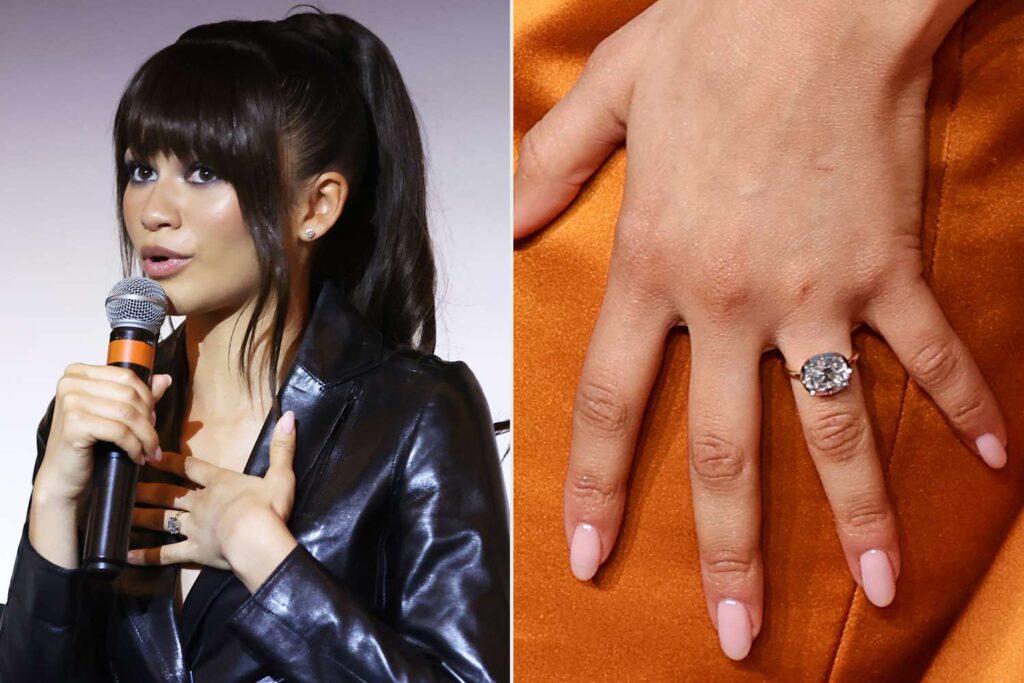 Watch Zendaya Admire Her Engagement Ring from Tom Holland at L.A. Event