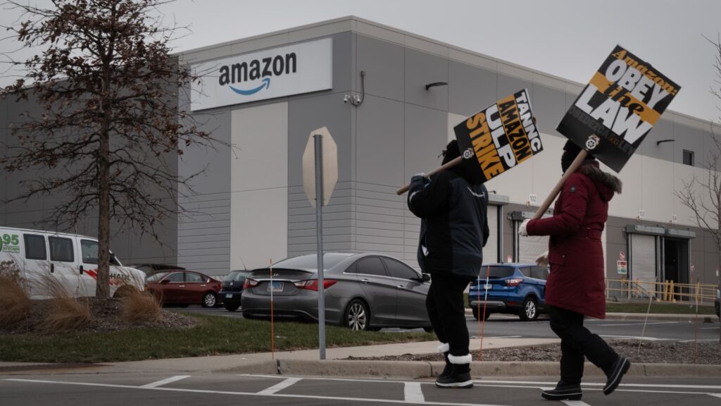 Amazon workers face ‘anti-union propaganda’ in Garner, North Carolina