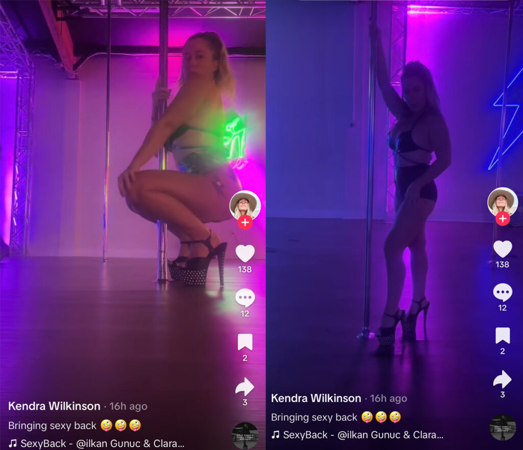 Kendra Wilkinson Shares Pole Dancing Video After Clapping Back At Body Shamers: ‘Bringing Sexy Back’ 