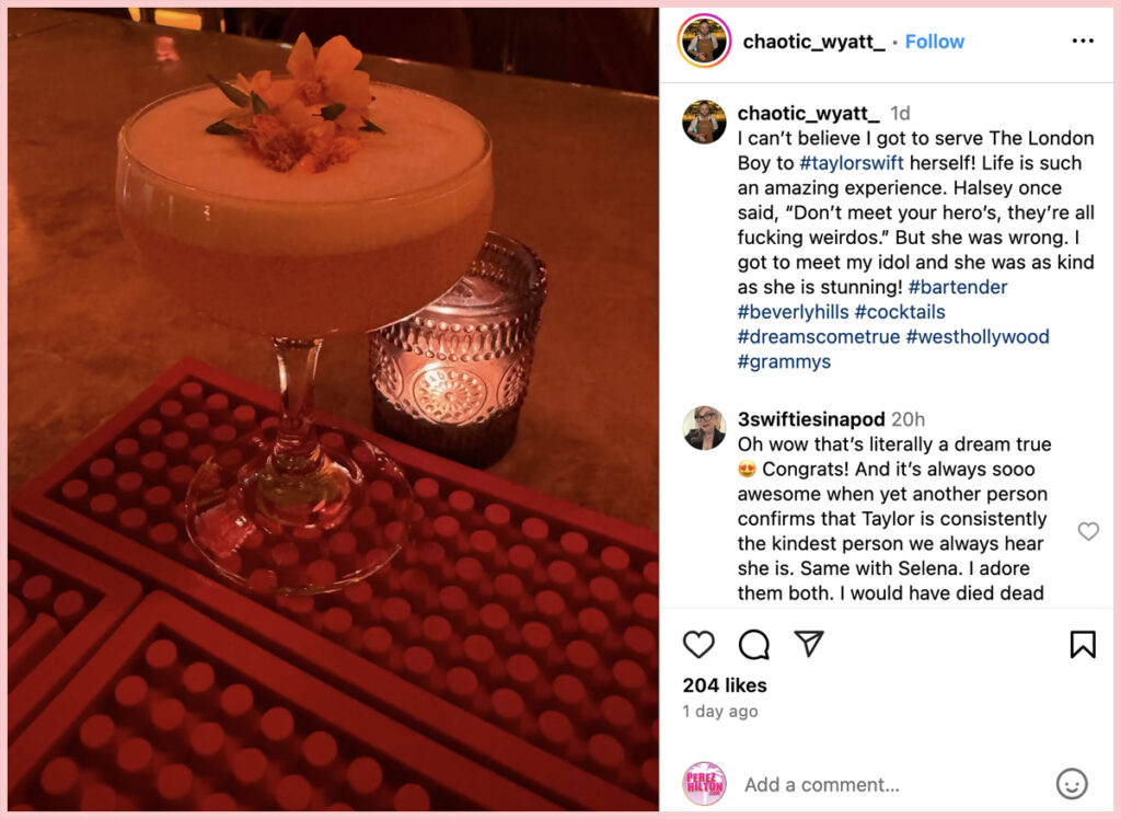 Taylor Swift Is Still Drinking Joe Alwyn Cocktails!