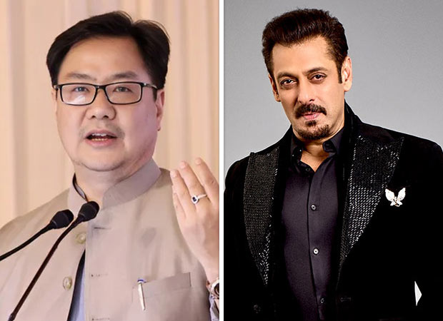 Union Minister Kiren Rijiju expresses gratitude towards Salman Khan for promoting fitness; says, “We inspire each other” : Bollywood News