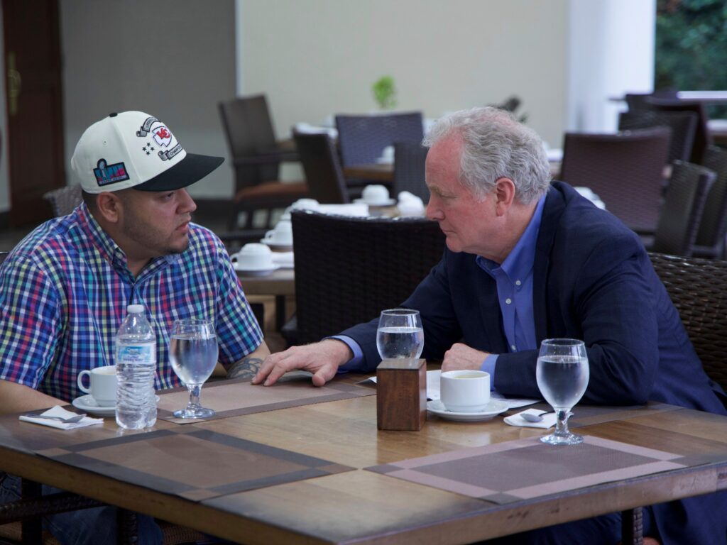 US Senator meets wrongly deported migrant Abrego Garcia in El Salvador | Migration News