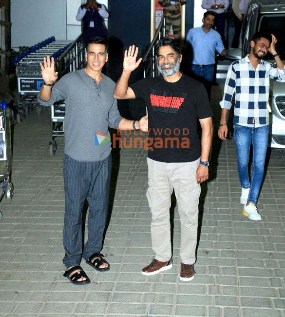 Photos: Akshay Kumar and R Madhavan snapped at Kalina airport | Parties & Events