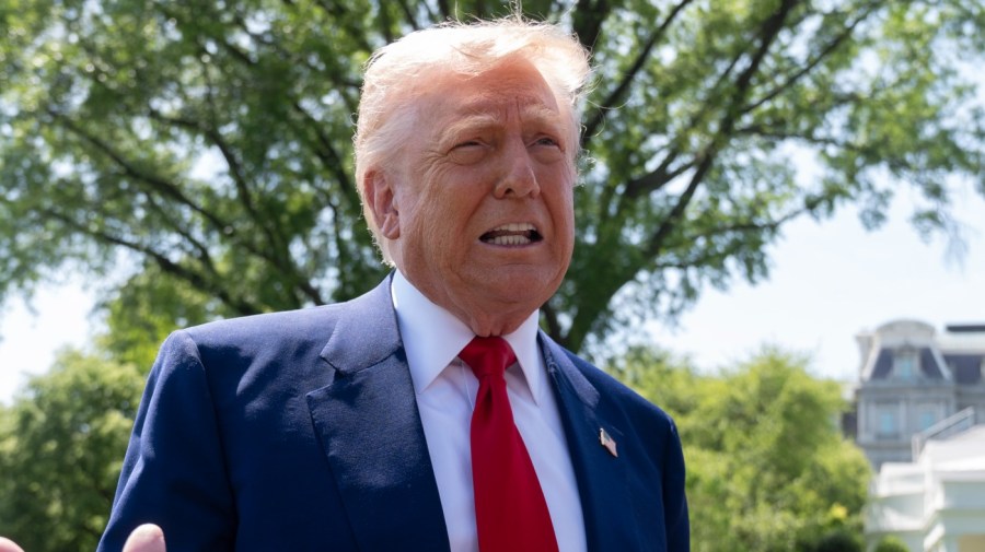 Trump says China 'probably will eat those tariffs'