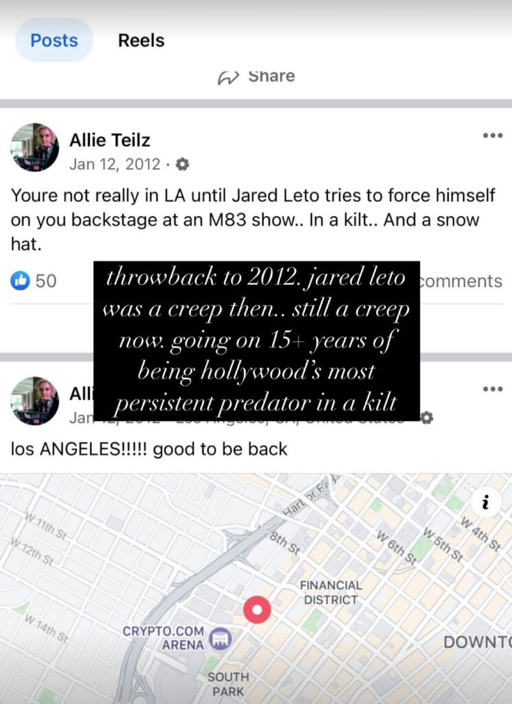 Jared Leto Called 'Hollywood’s Most Persistent Predator' As Women Accuse Him Of Assaulting & Grooming Young Girls!