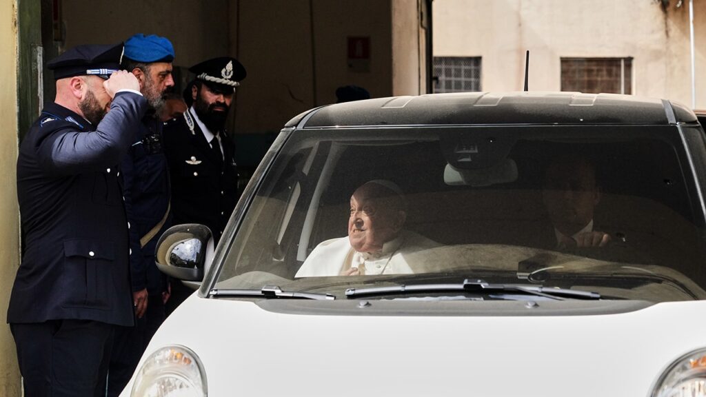 Pope Francis kept the tradition of visiting inmates during Holy Week