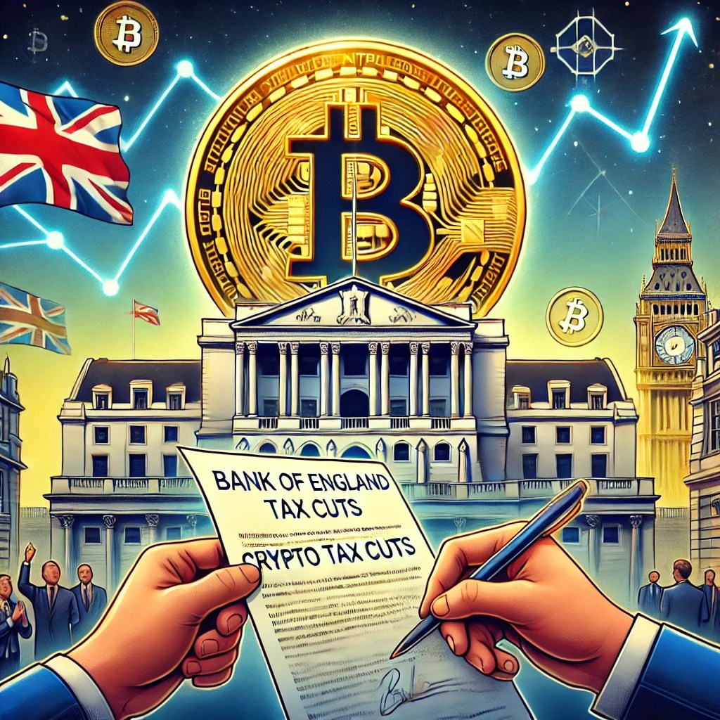 Bitcoin in the Bank of England, Tax Cuts for Traders