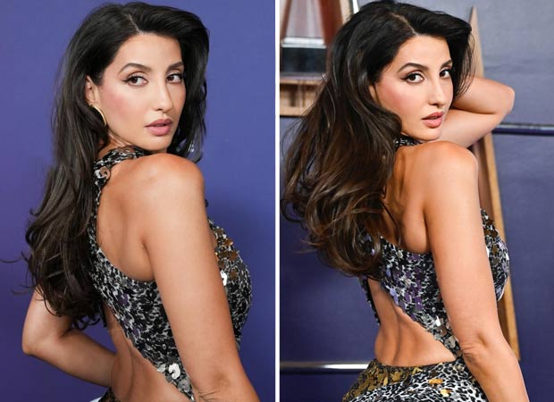 Nora Fatehi serves glamour in leopard-print custom Tom Ford gown at AMAs red carpet : Bollywood News
