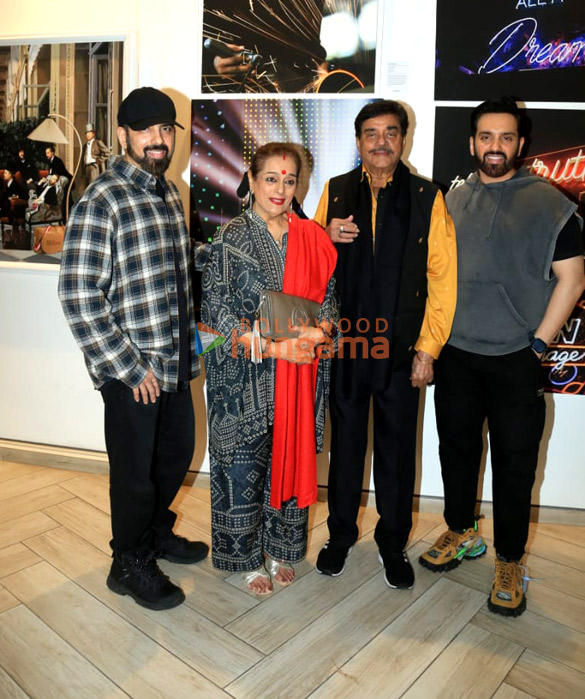 Photos: Shatrughan Sinha, Poonam Sinha, Luv Sinha & Kussh Sinha snapped at House of Creativity x Designera Art Show | Parties & Events