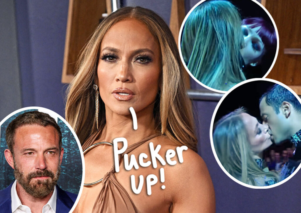Jennifer Lopez Kisses Male & Female Dancers During Sexy AMAs Performance Following Ben Affleck Divorce!