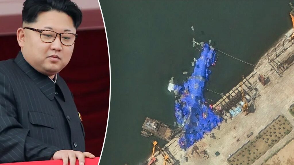 Satellite images reveal North Korea’s naval destroyer damaged in failed launch