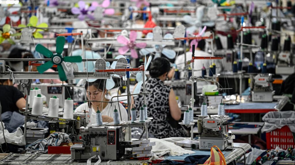 China’s manufacturing activity contracts for a third month amid deflation woes