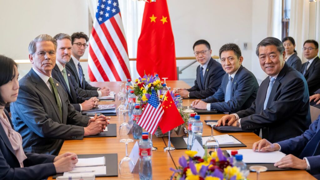 Trump announces U.S.-China trade talks in London