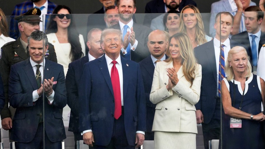 Live updates: Trump military parade kicks off