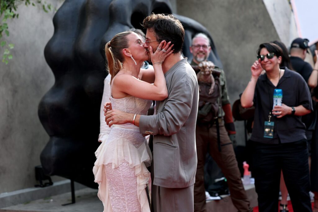 Colin Jost Chided By Haters After Scarlett Johansson Kisses Jonathan Bailey In Front of Him