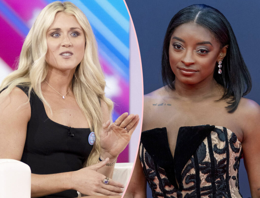 Simone Biles Slams ‘Sore Loser’ & ‘Truly Sick’ Riley Gaines Over Attacks On Trans Athletes!