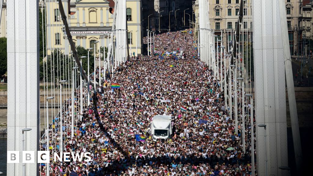 Budapest Pride draws huge crowds in defiance of Orban legal threats