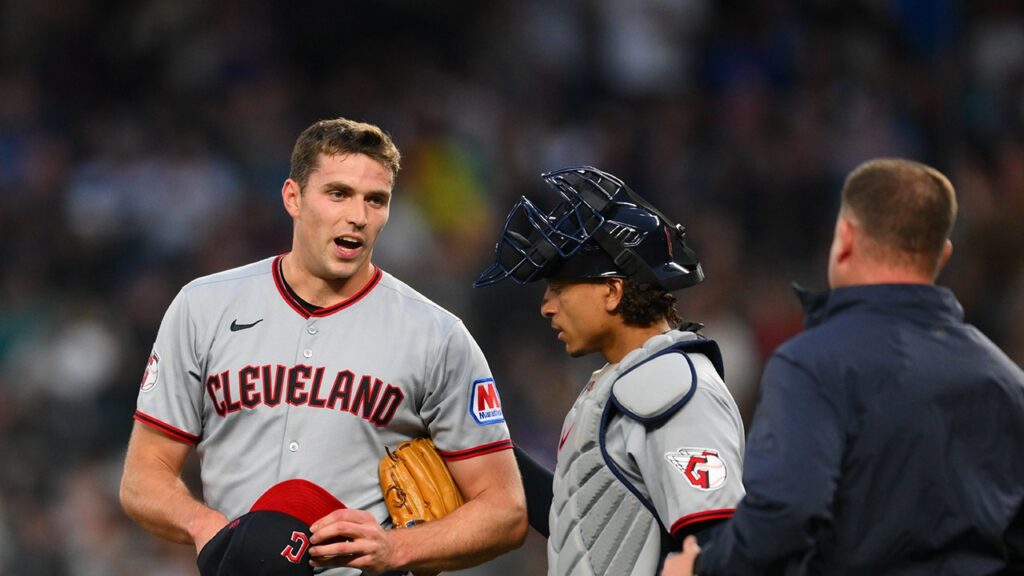 Guardians pitcher avoids injury after batter hits 106.6 mph liner toward him