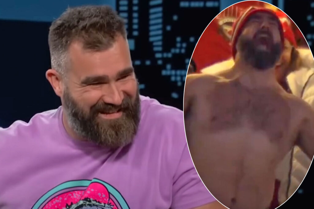 Slimmed Down Jason Kelce Strips Down To A Speedo For Charity! WATCH!