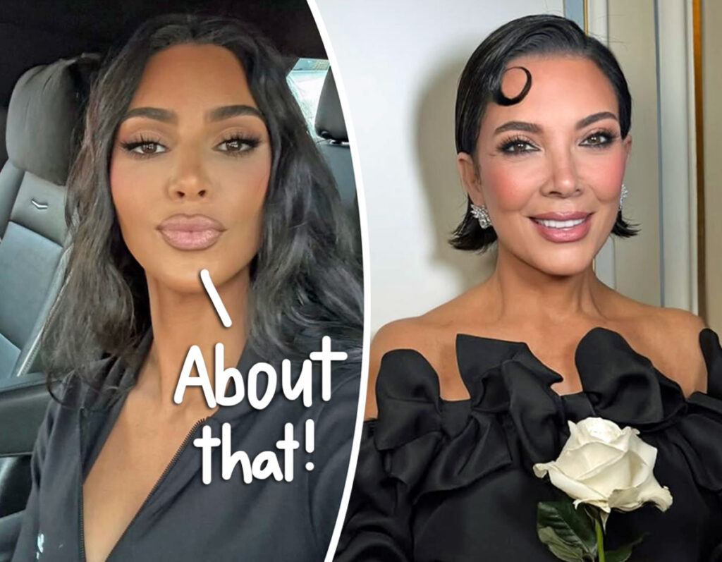 Kim Kardashian Finally Reacts To Kris Jenner’s Dramatic New Look! 