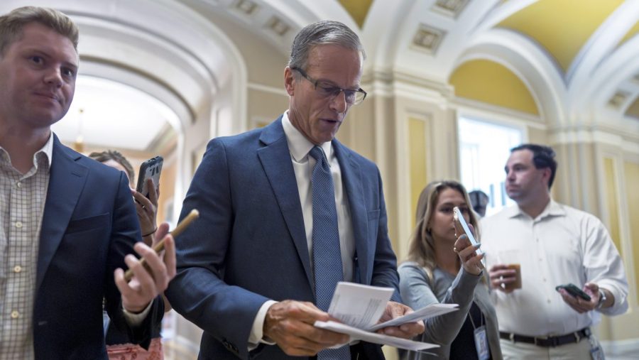 Live updates: Thune meets with conservatives as vote-a-rama gets moving