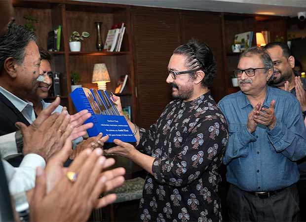 Aamir Khan attends special exhibitors’ event honouring Sitaare Zameen Par’s success : Bollywood News