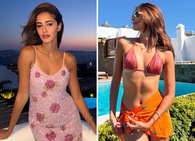 Ananya Panday glows in pink glitter dress and bikini looks during Mykonos trip with girl gang : Bollywood News