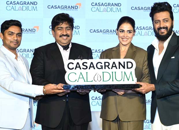 Riteish Deshmukh and Genelia D’Souza become brand ambassadors for Casagrand : Bollywood News