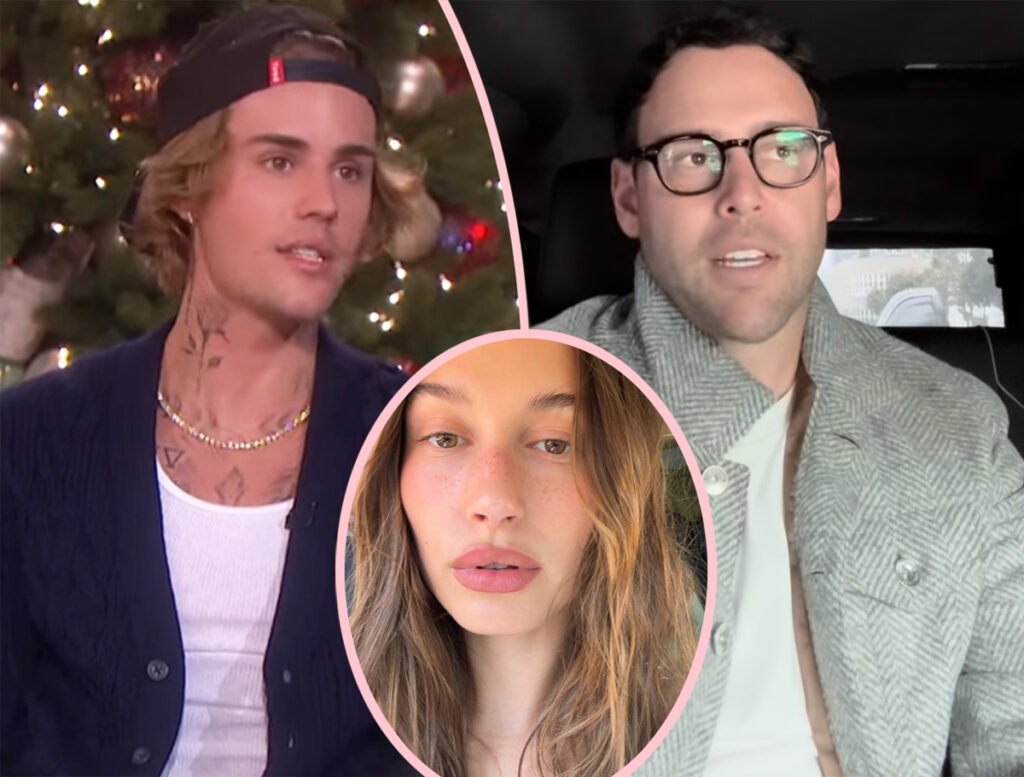 Scooter Braun Praises Justin Bieber In Review Of New Album Amid Feud – And Hailey Has A Super Shady Reaction! 